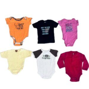 Huge 6-Month Baby Clothes Bundle - Bodysuits, Shirts, Pants!